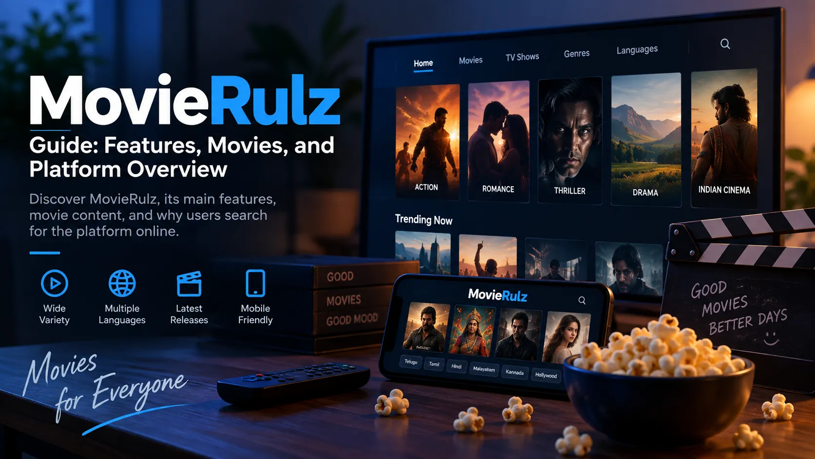 MovieRulz Guide: Features, Movies, and Platform Overview