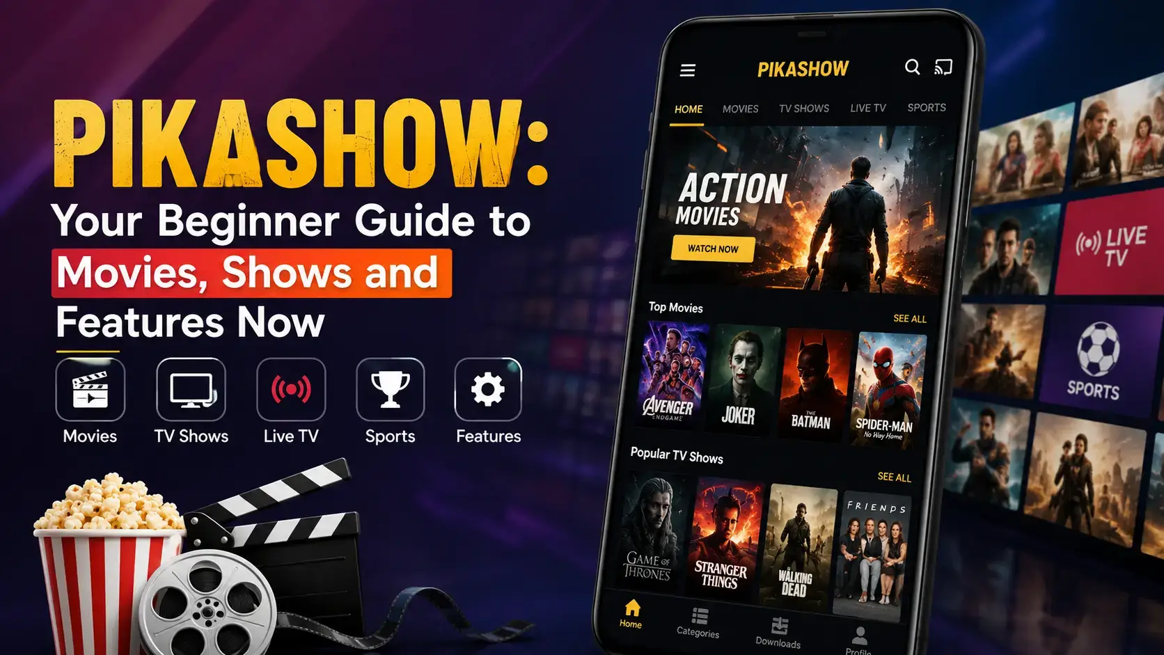 Pikashow: Your Beginner Guide to Movies, Shows and Features Now