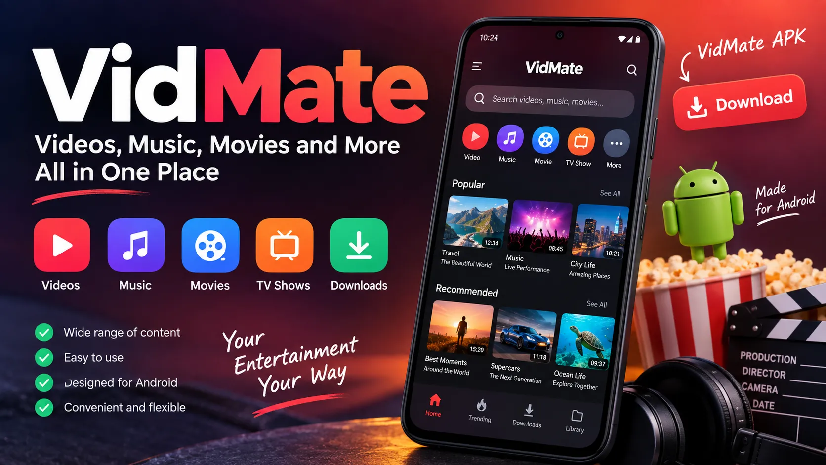 VidMate Guide: Features, Downloads, and User Experience