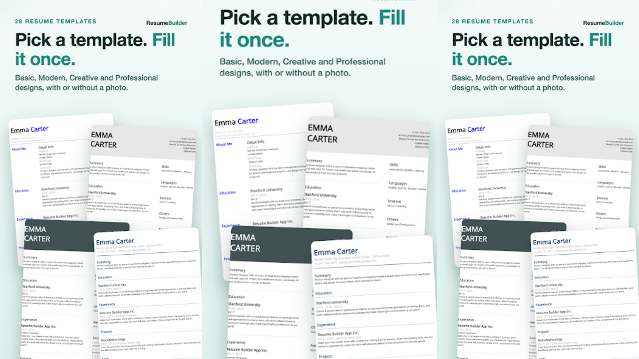 Resume Builder – CV Maker App