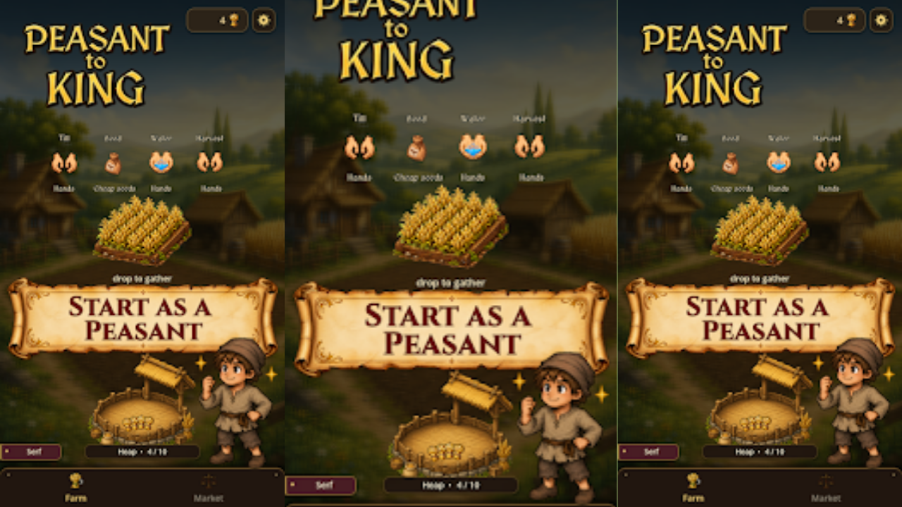 Peasant to King: Medieval Sim