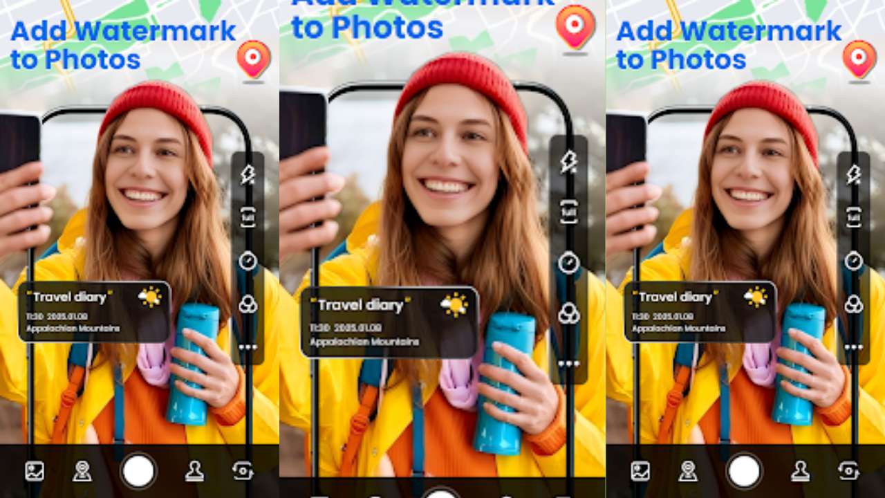 GPS Location Camera& Timestamp