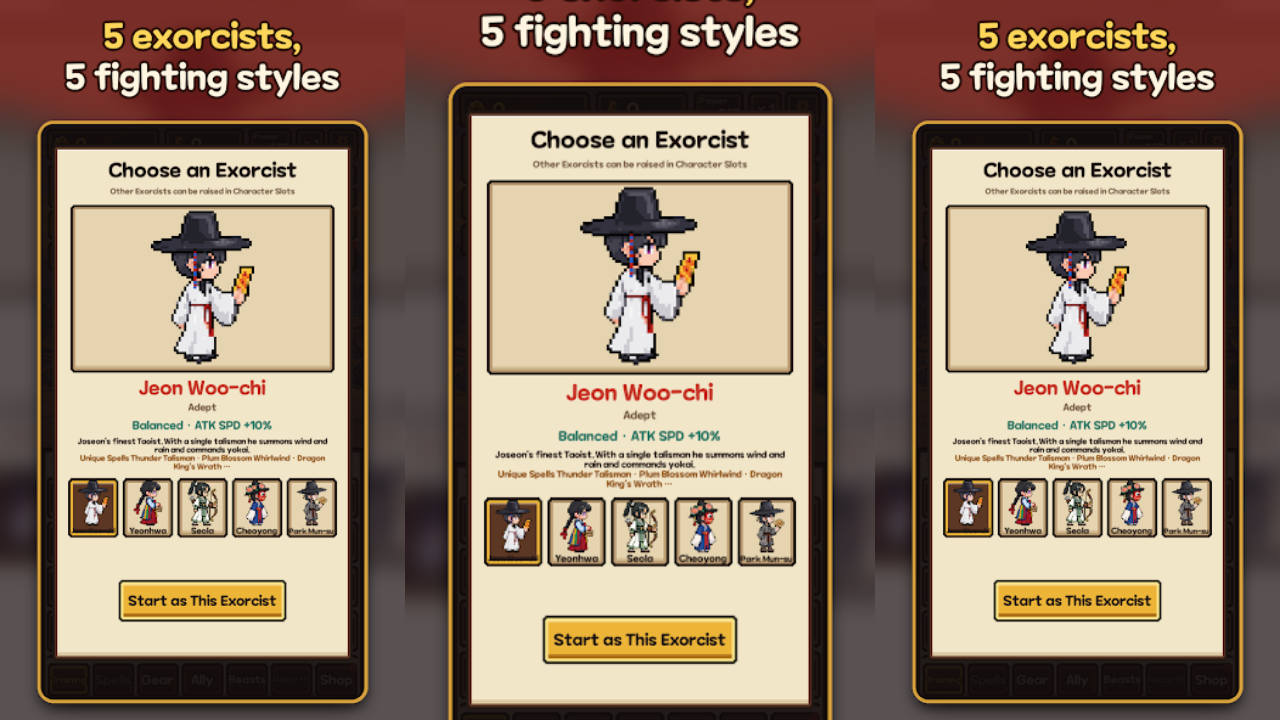 Joseon Exorcist: Idle RPG
