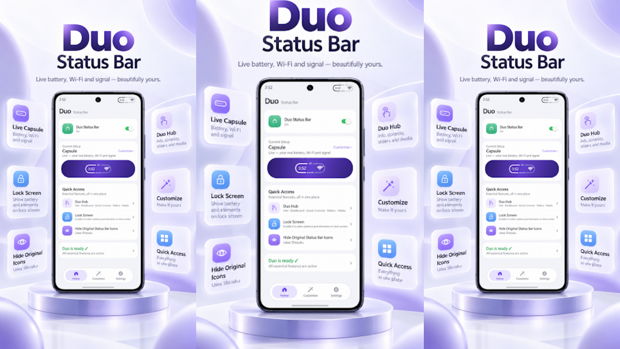 Duo Status Bar