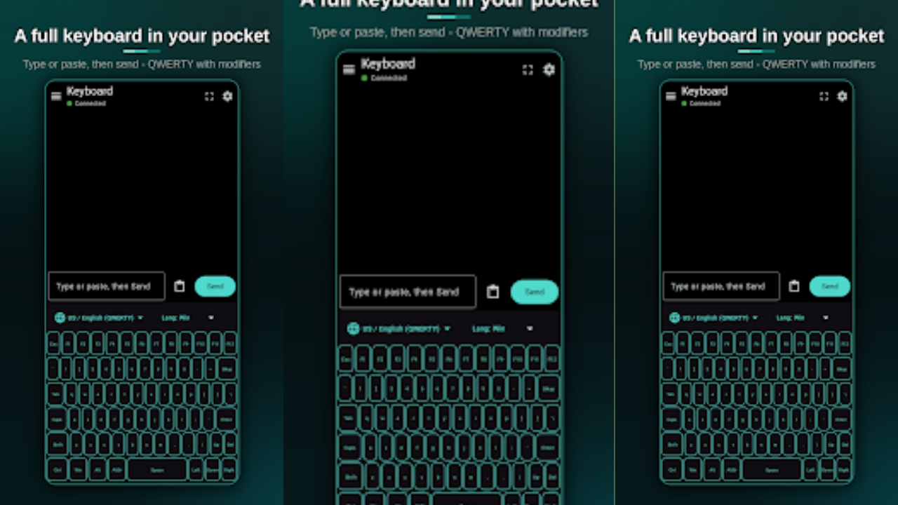 Cordless: Bluetooth remote