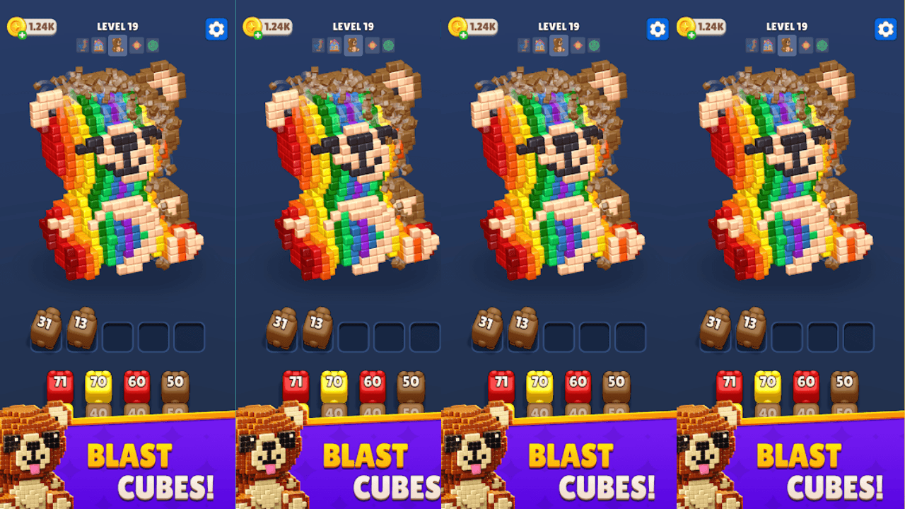 Cube Land Puzzle Game
