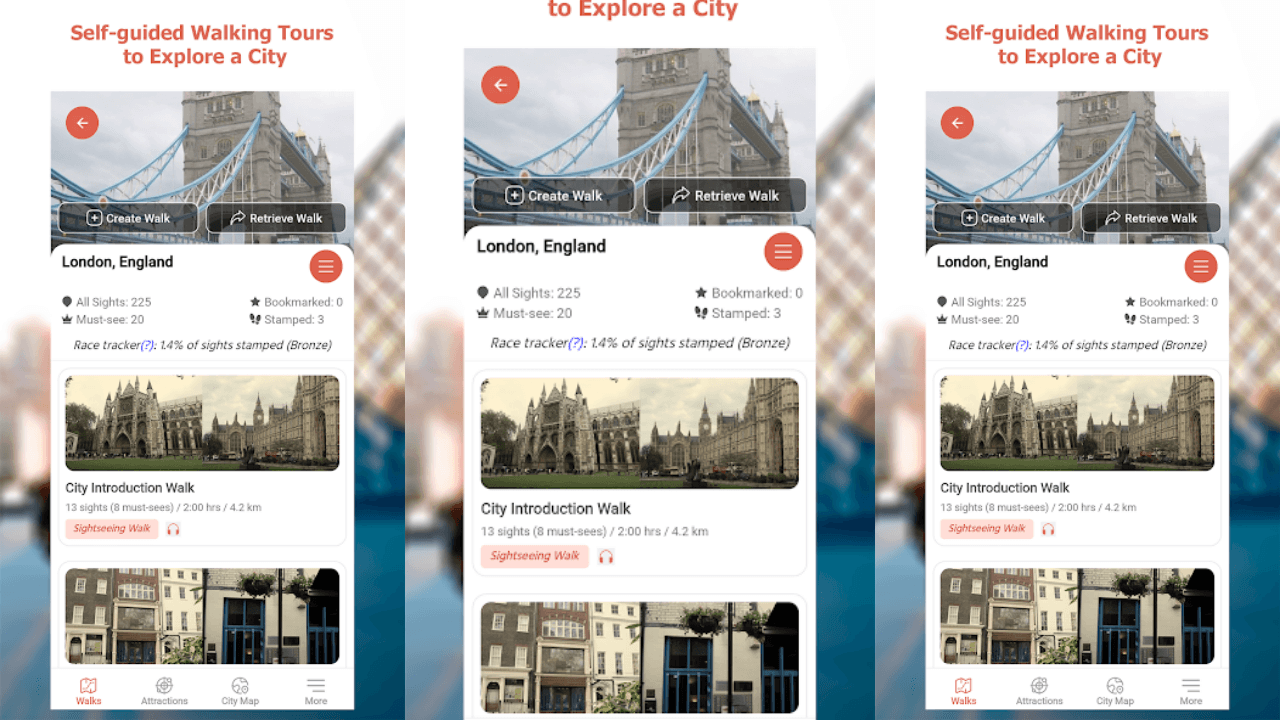 GPSmyCity: Walks in 1K+ Cities