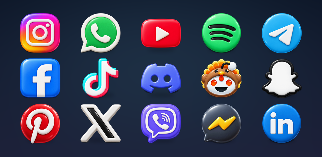 3D Plastic – Icon Pack